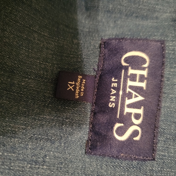 Chaps jean jacket 1X - Picture 3 of 4